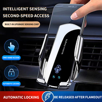 Support de téléphone sans fil pour voiture Capteur intelligent universel Chargeur sans fil pour voiture Support de chargement de téléphone à induction automatique