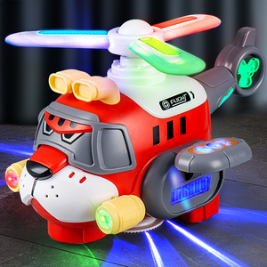 <span class=keywords><strong>Hélicoptère</strong></span> électrique universel rotatif à 360 ° pour éviter les obstacles, jouet avec lumière musicale, jouet d'avion de <span class=keywords><strong>tigre</strong></span> de dessin animé pour enfants - Product Image 1