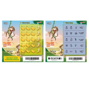 Lucky Victory Card Factory se spécialise dans l'impression de billets de loterie chanceux variables, anti-contrefaçon et anti-transparence. - Product Image 2
