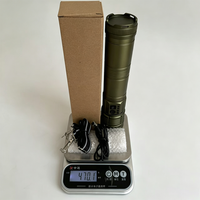 Lampe torche tactique en alliage d'aluminium rechargeable, lampe torche LED portative, utilisation en plein air, camping, randonnée, urgence
