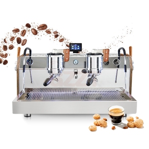 Bomba rotativa importada todo en 1, máquina de café de espuma de leche Latte, Espresso, 9Bar, doble grupo, 3 - Product Image 2