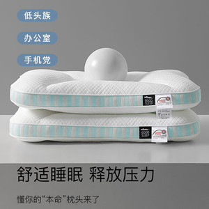 Good Sleep <b>Memory</b> Foam <b>Pillow</b> Core Medium Firmness Full Head Support Adult Sleeping <b>Pillow</b> White Oblong Shape - Product Image 2