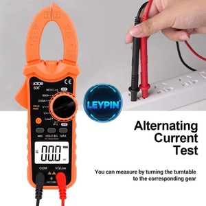 Pinza Amperimétrica Digital <span class=keywords><strong>VICTOR</strong></span> 606+ con 1999 Lecturas, 600V 600A, Multímetro de Pinza con Detección de Tensión sin Contacto (NCV) y Linterna, Baja Impedancia y Medición de Voltaje ytdi - Product Image 2