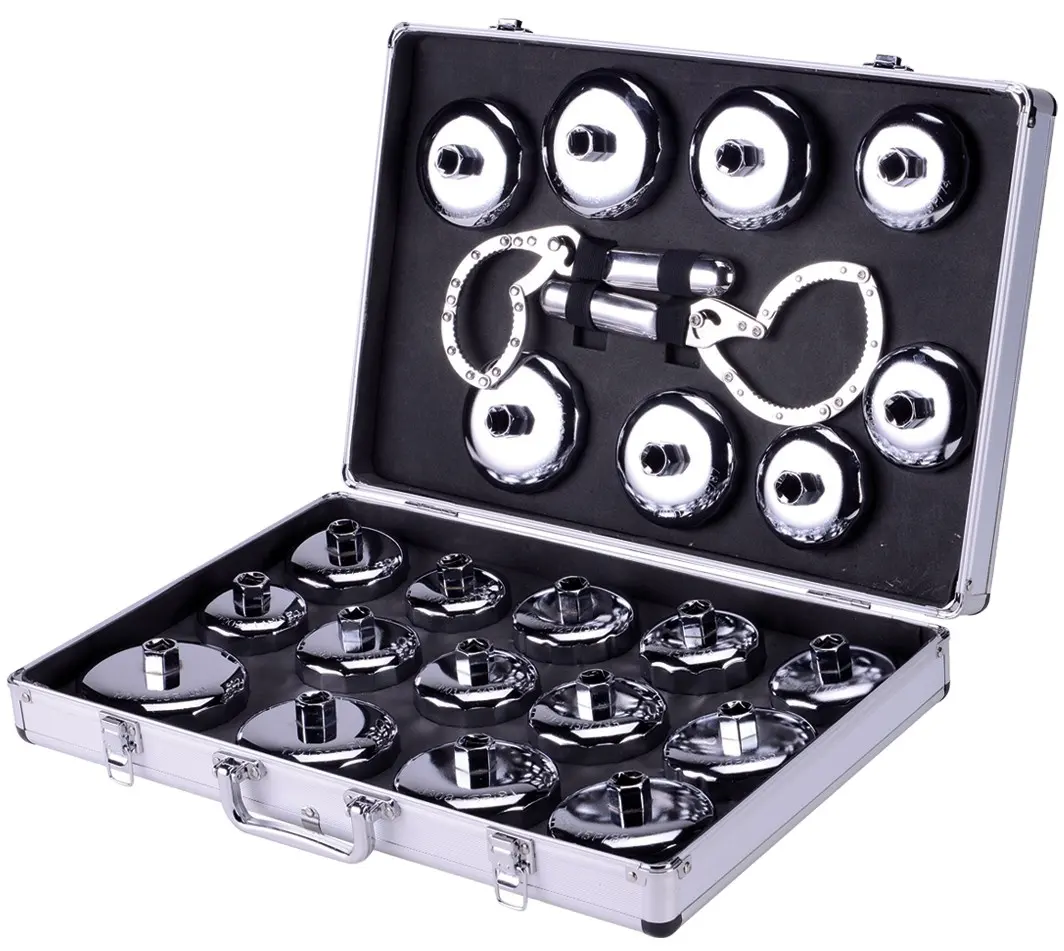 Hot selling Auto Repair 24 Pieces Tool Sets oil filter Wrench Oil Filter Cup