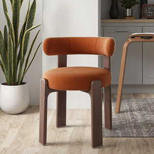 Chaise de salle à manger en bois massif de style médiéval nordique 2025 avec revêtement en cuir imperméable pour la maison et l'appartement, garantie de 3 ans - Product Image 4