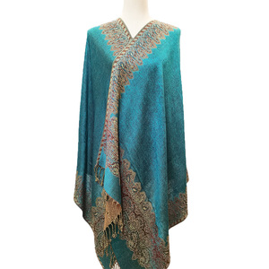 Nouvelle mode quatre saisons Jacquard Polyester musulman noix <span class=keywords><strong>de</strong></span> cajou écharpe longue écharpe élégante rétro ethnique foulards pour les femmes - Product Image 1