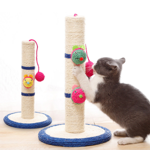 Hot Selling Grass Knit <b>Cat</b> Nail Trimmer Scratcher <b>Cat</b> <b>Scratch</b> <b>Post</b> <b>Cat</b> Playing <b>Post</b> - Product Image 2