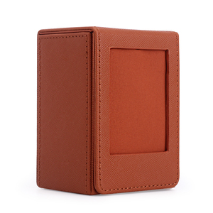 Récipient de rangement en cuir pu 2x3 support organisateur photo pour <span class=keywords><strong>polaroid</strong></span> fujifilm <span class=keywords><strong>instax</strong></span> mini12 11 9 8 evo film instantané - Product Image 2