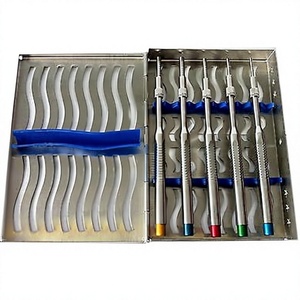 Estándar alemán Nuevo 5 Juego de osteótomos sinusales Implante recto Instrumentos dentales Elevadores con estuche gratis DE DADDY D PRO CE ISO13485 - Product Image 1
