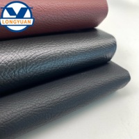 2025 PVC Faux Leather 100% Polyester Sofa Fabric Embossed Roll Car Upholstery Leather China Rexine Leather for Sofa