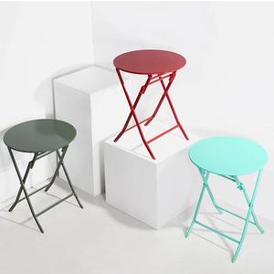 Tuin Opvouwbare Draagbare Stalen Tuinstoelen En Tafels Buiten Patio Bank Bistro Tuinmeubilair Eetset - Product Image 6