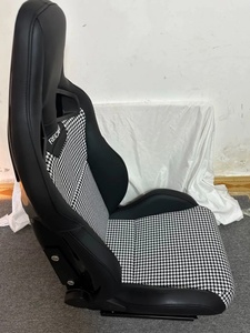 Asientos de Coche Modificados Pepita Confetti Hounds Tooth, Asientos de Carreras con Patrón de Pata de Gallo, Asiento <span class=keywords><strong>Crossover</strong></span> Definitivo para Pista y Carretera - Product Image 4