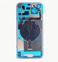 Couvercle arrière en verre avec flex pour iPhone 15 15 pro 15 Pro Max 15 Plus boîtier de porte arrière avec câble flexible sans fil