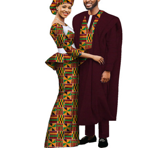 Service personnalisé vêtements africains hommes <span class=keywords><strong>Agbada</strong></span> 3 pièces ensemble chemise pantalon avec broderie vêtements Dashiki - Product Image 5