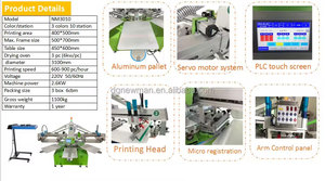 Bạch tuộc quay T-Shirt máy in sử dụng máy in nhãn 3 màu <span class=keywords><strong>10</strong></span> trạm phẳng hoàn toàn tự động lụa Màn hình máy in - Product Image 4