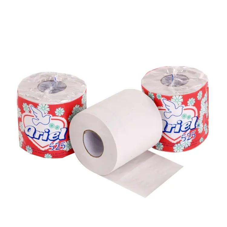 Probe kostenlos USA 2ply recyceltes Zellstoff Bad Toiletten papier