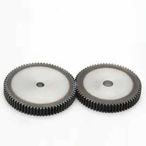 1.5m straight gear 10-160 tooth thickness 15mm factory direct 45 steel high frequency quenching
