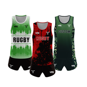 Maillot de rugby tactile personnalisé de haute qualité, impression numérique, débardeur de football, séchage rapide, uniforme de rugby tactile, 100% polyester, unisexe, adulte - Product Image 1