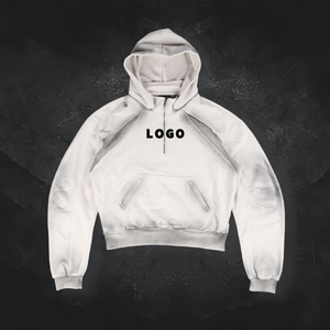 ชุดลำลองคุณภาพสูง เสื้อฮู้ดดี้ผู้ชายทรงหลวมแบบสั่งทำพิเศษ และกางเกงวอร์มทรงหลวมเนื้อผ้าหนา สำหรับฤดูใบไม้ร่วง - Product Image 2