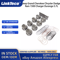 Jeu de pistons Linkteco pour Jeep Grand Cherokee Chrysler 300 Dodge Ram 1500 chargeur Durango 5.7L 2009-2016 68046210AB 53022257AC
