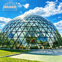 Dôme géodésique en verre RAXDOME 20M pour jardin botanique et serre événementielle