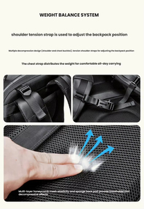 Sac à dos de photographie étanche de grande capacité UAV DSLR <span class=keywords><strong>Drone</strong></span> Gear Backpack All-in-One Outdoor Professional Camera Bag - Product Image 6
