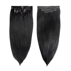 Extensiones de Cabello Brasileño Remy Invisibles con Clip, Color, Longitud y Peso Personalizados, Etiqueta Privada, Logotipo, Empaque, Precio al por Mayor - Product Image 6