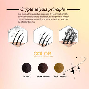 Venta al por mayor de fibras profesionales de queratina para la construcción del cabello, productos para el cuidado del cabello para hombres y mujeres, adelgazamiento del cabello - Product Image 3