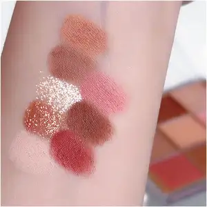 Bóng mắt Nan long lanh Gliter Chất lượng cao Mini Brushes Set Stick nhãn hiệu riêng Beauty Eye Shadow Palette bán chạy nhất theo yêu cầu