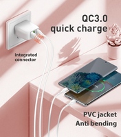 LDNIO LS841 Accesorios para Celulares, Cable Micro USB Tipo C, Cable de Datos de Carga Rápida para Teléfono, Cable USB C para Carga y Datos