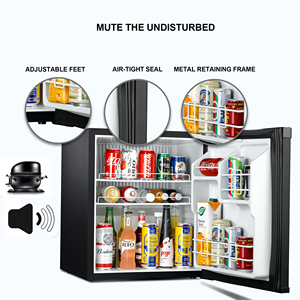 ミニ冷蔵庫ホテルミニバー広州卸売価格ノイズのない30L 40L 48Lホテル小型冷蔵庫 - Product Image 6