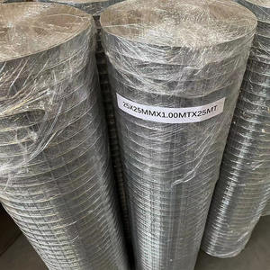 Malla de Alambre de Hierro Soldada Galvanizada de Diseño Moderno 1x1/Malla Cuadrada en Rollo, Malla de Acero Inoxidable para Cercas - Product Image 5