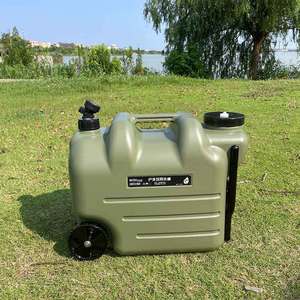Bote de Agua para Camping y Senderismo, Hidratación para Coche, Cubo de Plástico PE de Grado Alimenticio para Exteriores, Cubo de Camping - Product Image 1