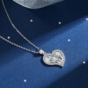 <strong>Mother</strong> Day Gifts <strong>Jewellery</strong> 925 Sterling Silver love Heart <strong>Mother</strong> <strong>Daughter</strong> Pendant Necklace - Product Image 2