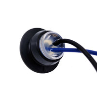Feux de position latéraux à LED ronds en caoutchouc de 3/4'' 12v 3 LED Feux de position latéraux à LED pour la plongée nocturne