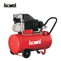 Compresseur d'air Luowei 2,5 CV 10 bars 239 L/min à faible consommation d'huile, pompe à air portable à simple étage à entraînement direct