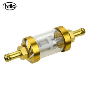 กรองน้ำมันเชื้อเพลิงมอเตอร์ไซค์แบบใส CNC รุ่นดัดแปลง วัสดุโลหะ สีแดง เงิน ทอง เขียว ดำ ใช้ซ่อมแซมได้ - Product Image 3