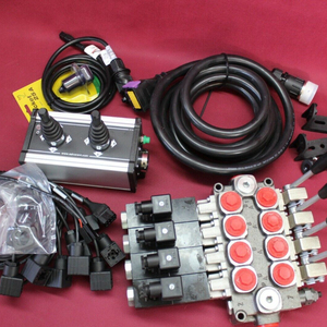 Hoge Kwaliteit Jgs Merk Graafmachine Bedieningspaneel 2 Joystick + Regelklep 4 Spool Galtech 60 L/Min Q45 Bouwmachines - Product Image 4