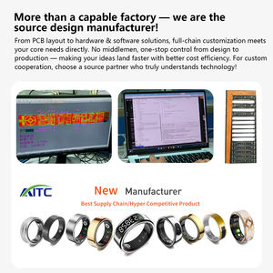 Contador de anillo inteligente Monitor de sueño de oxígeno en sangre de frecuencia cardíaca IP68 Carga inalámbrica a prueba de agua Compatible con Android IOS - Product Image 5