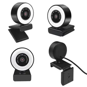 T100 Light Webcam 1080P Webcam Camera Auto Focus 4mp Chat Computer Webcam for Smart tv Laptop