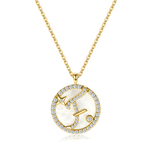 SGARIT-colgante de Plata de Ley 925 con <span class=keywords><strong>letra</strong></span> <span class=keywords><strong>E</strong></span>, joyería para mujeres - Product Image 2