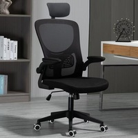 Chaise de bureau exécutive contemporaine réglable, pivotante, en maille, design personnalisé pour personnel, ergonomique, avec base coulissante en acier inoxydable