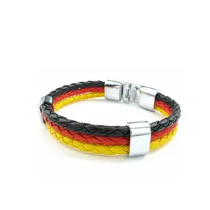 Đức Đức Cờ vòng đeo tay bằng da, Đức phong cách bracelet