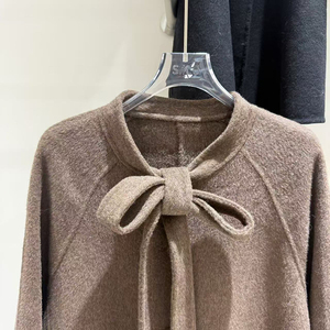 Nuovo cappotto in Cashmere doppiopetto con Logo personalizzato Trench volpe con collo di pelliccia in Cashmere abbigliamento invernale <span class=keywords><strong>da</strong></span> <span class=keywords><strong>donna</strong></span> - Product Image 5