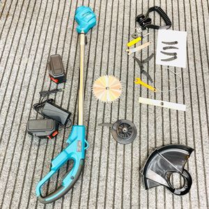 Cortadora de Césped Inalámbrica Recargable de 2000W con Batería de Litio, Podadora de Césped Portátil, Herramientas Eléctricas para Jardinería - Product Image 1