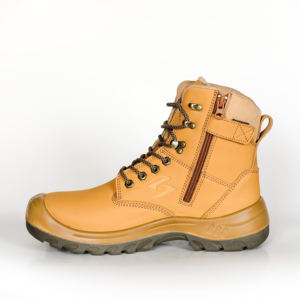 Protect Toe PUPU Sole Australia giallo nabuk pelle di mucca stivali di sicurezza per le <span class=keywords><strong>calzature</strong></span> da uomo dei lavoratori nell'industria siderurgica - Product Image 4