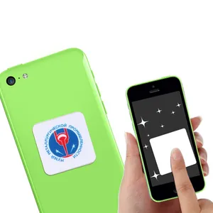 Lovely Design Microfiber Plastic Gel Phone Screen Cleaner Sticker
