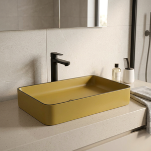 WC monobloc coloré en céramique, suite de salle de bain allongée avec réservoir encastré à siphon, équipement sanitaire moderne - Product Image 5