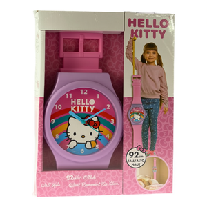 Reloj de Pared Gigante Rosa Moderno de Hello Kitty, de Una Sola Cara, 92 cm, Movimiento Silencioso de Cuarzo, Decoración para Habitación Infantil - Product Image 2
