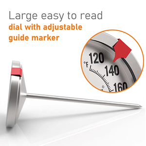 Bimetal Stainless Steel Kitchen <strong>Thermometer</strong> <strong>Oven</strong> <strong>Safe</strong> BBQ Poultry Probe for Temperature Measurement Scale Type - Product Image 5